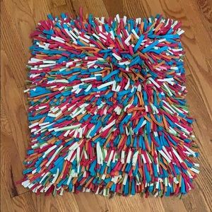 Multi-Colored Tassel Pillow